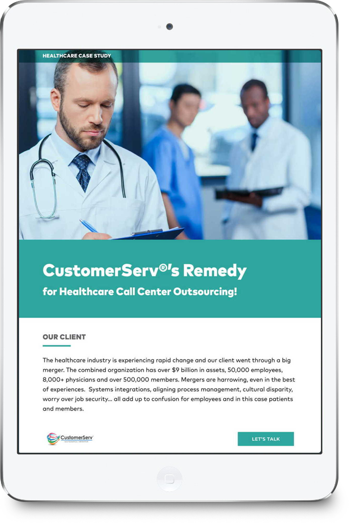 Healthcare iPad graphic