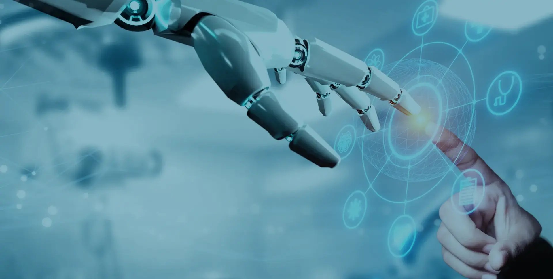 illustration of artificial intelligence supporting human interaction in customer experience and contact center operations illustration of artificial intelligence supporting human interaction in customer experience and contact center operations